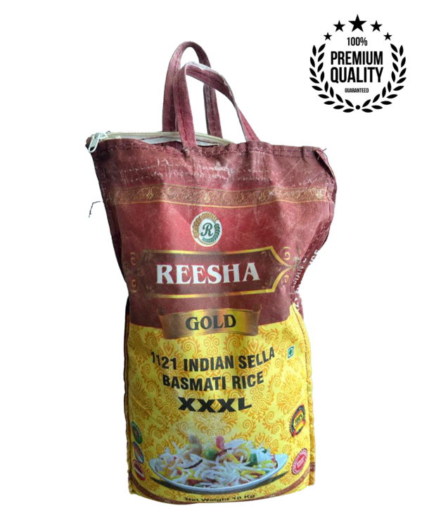 Reesha Pure 1121 Golden Sella Basmati Rice