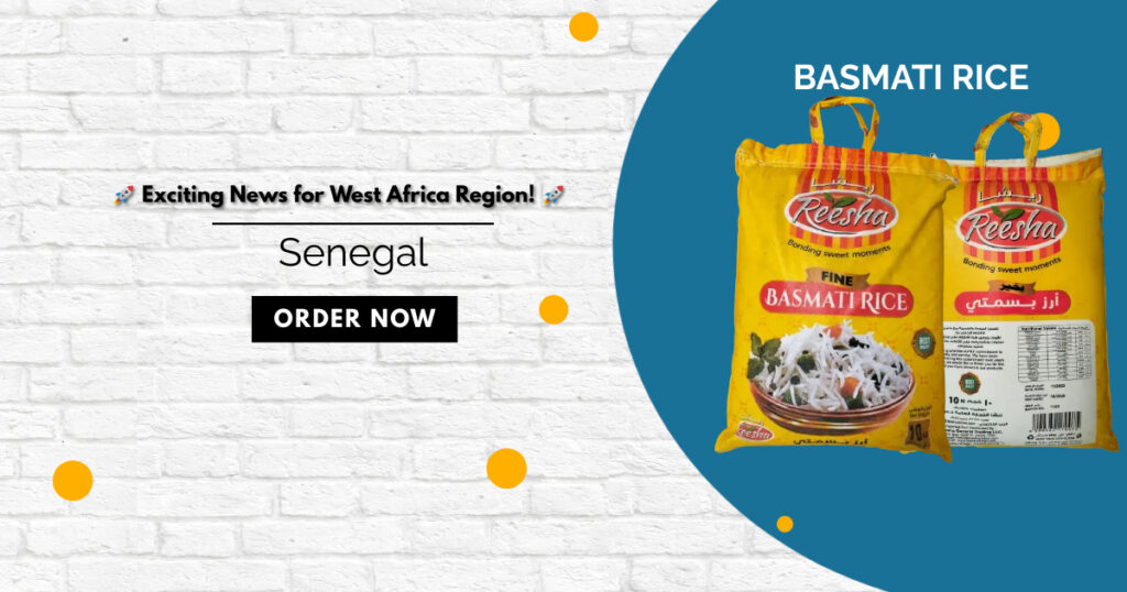 Basmati Rice Supplier Senegal - Fine Basmati Rice Wholesale B2B Supplier in Senegal West Africa