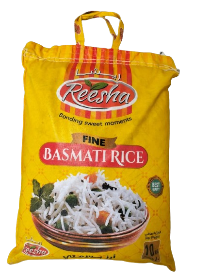 Reesha Fine Basmati Rice Front View